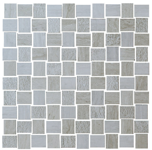 Mosaico de Cristal Cosmopolitan Travertine Mate