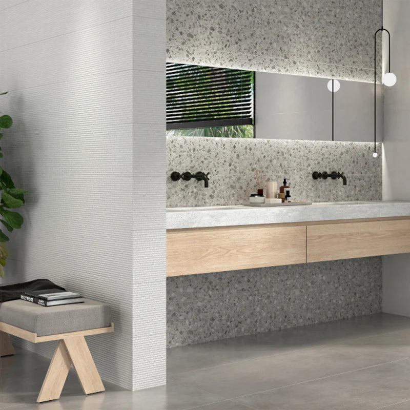 Muro Porcelanico Dolce Deco Acabado White
