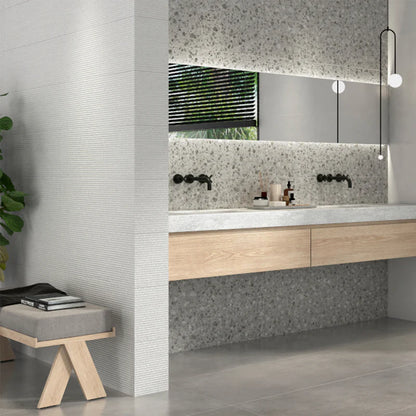 Muro Porcelanico Dolce Deco Acabado White