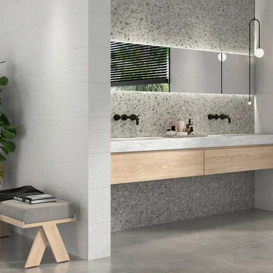 Muro Porcelanico Dolce Deco Acabado White
