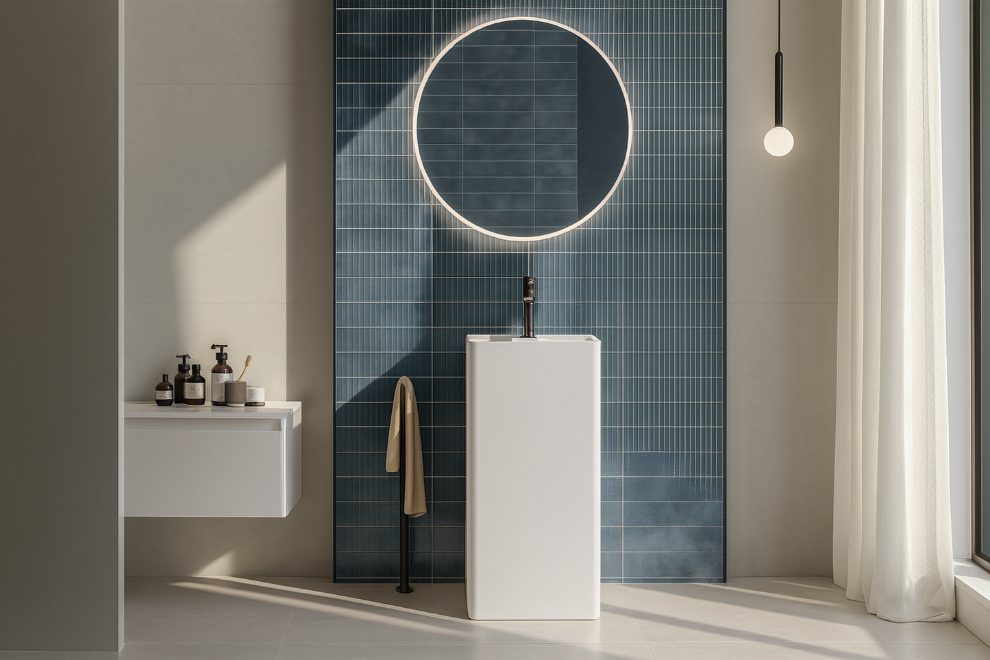 Piso Porcelanico Brick Mussa Way Blue